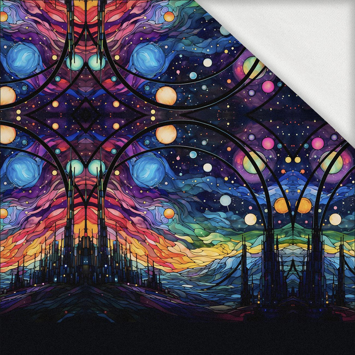 NEON GALAXY WZ.11 - panel (60cm x 50cm) lehký, česaný úplet