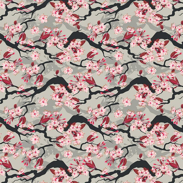 CHERRY BLOSSOM - Viscose jersey WE210