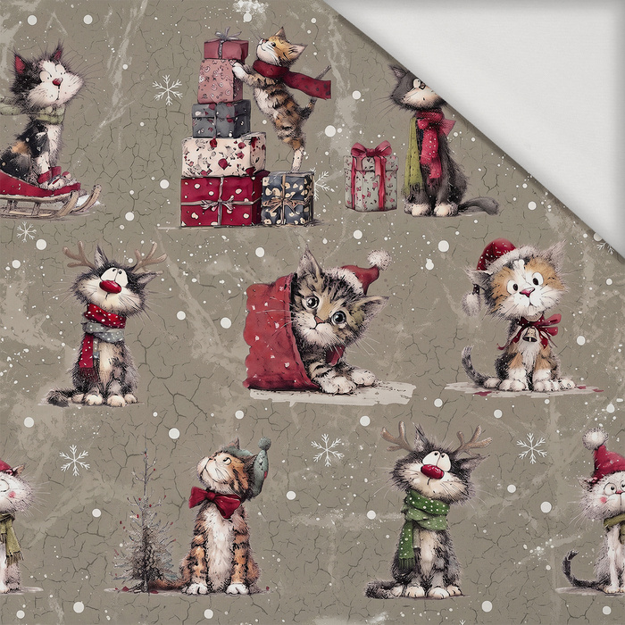 CHRISTMAS PETS WZ. 4 - Viscose jersey