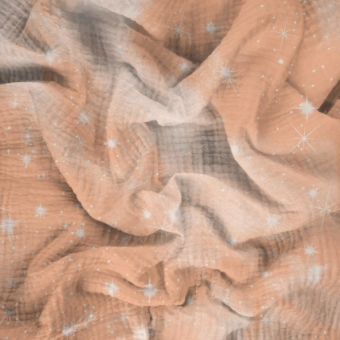 GALAXY / peach fuzz - Cotton muslin