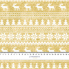 REINDEERS PAT. 2 / ACID WASH GOLD - looped knit fabric