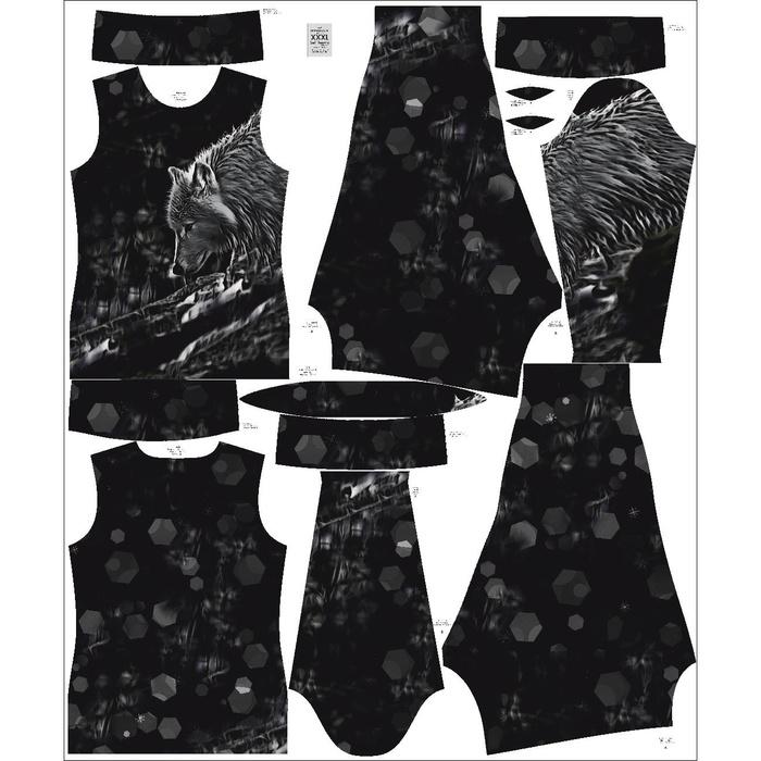 THERMO DAMEN SET (JANE) - POLARWOLF - Nähset L