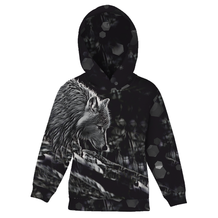 WILK POLARNY - panel (75cm x 80cm) lekka dzianina drapana