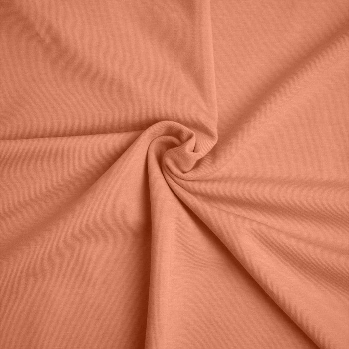 Single Jersey mit Elasthan TE210 - PAPAYA ORANGE (D-108)