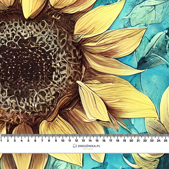 FLOWERS WZ.25 - lehký, česaný úplet