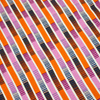 Viscose jersey - Retro Papaya & Pink wz.1