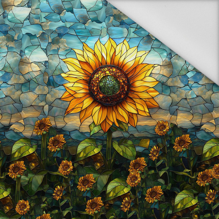 STAINED GLASS WZ.10 - panel (60cm x 50cm) Wasserabweisende Webware