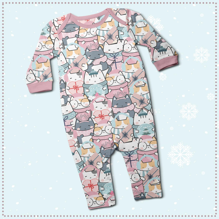 WINTER CATS WZ. 2 - Baumwoll Webware