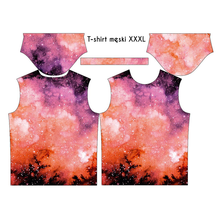 MEN’S T-SHIRT - GALACTIC JOURNEY pat. 2 - single jersey M