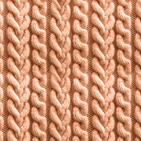 IMITATION SWEATER PAT. 4 / peach fuzz  - softshell