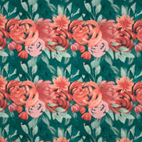 ROSES AND PEONIES pat. 5 - Viscose jersey