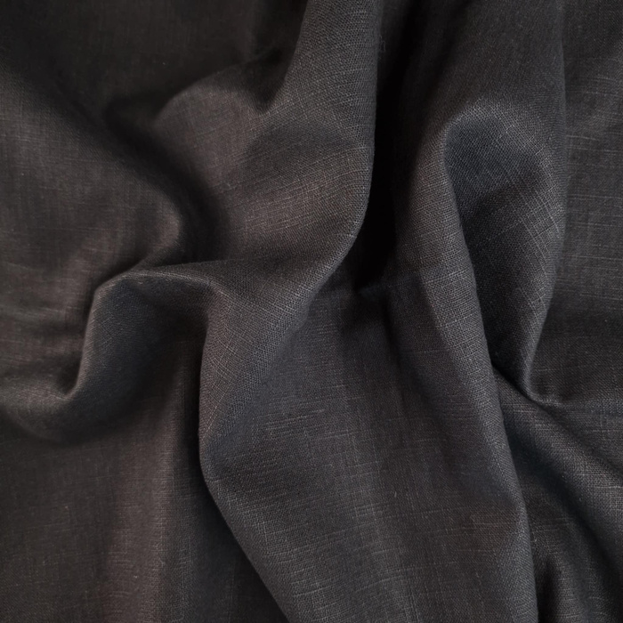 Ramie mit Baumwolle - BLACK