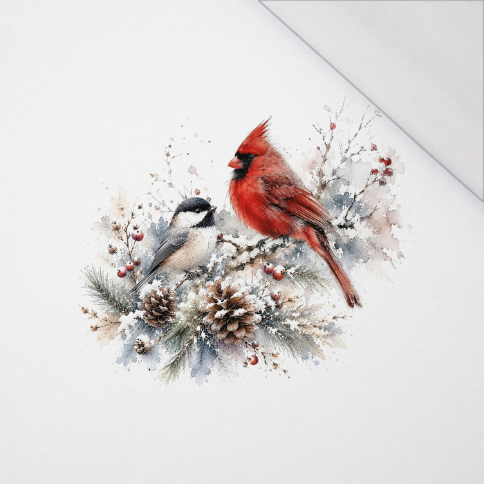 WINTER GARDEN WZ. 14 - panel (60cm x 50cm) SINGLE JERSEY
