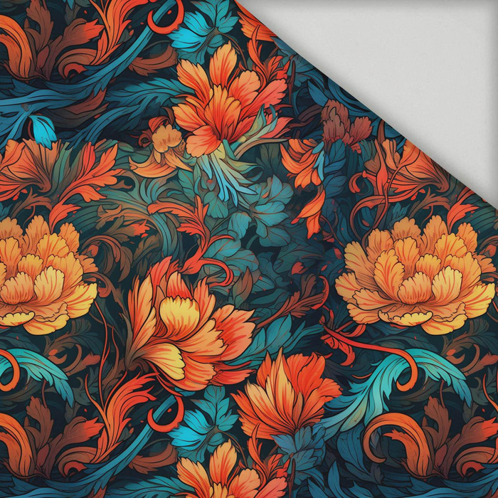 VINTAGE CHINESE FLOWERS MS. 2 - schnelltrocknende Webware