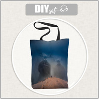 SHOPPER BAG - POGŁOS BEAST - Waterproof woven fabric - sewing set