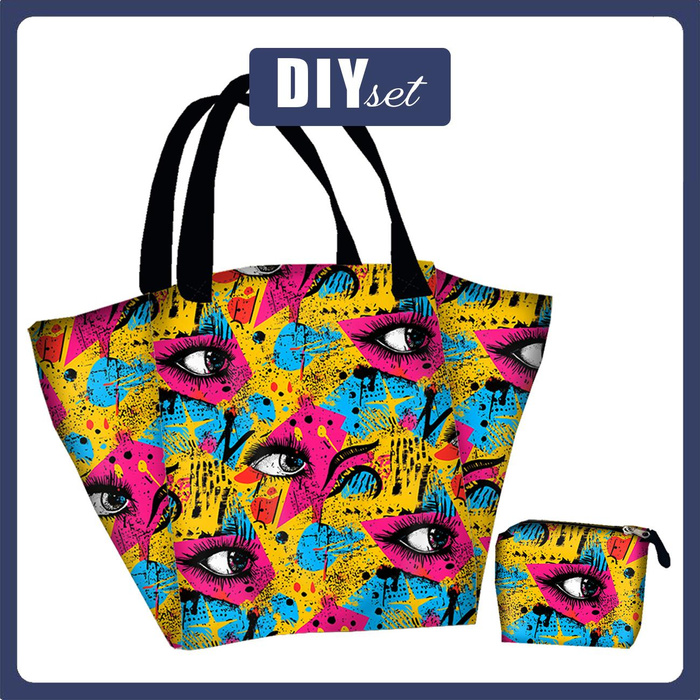 Torba XL z saszetką 2 w 1 - EYES WZ.2 - zestaw do uszycia