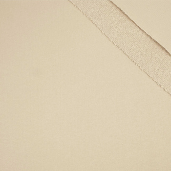 D-207 STROH BEIGE - Dicker Sommersweat 290g