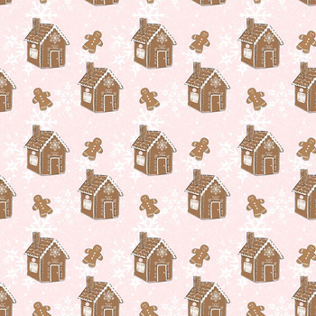 GINGERBREAD HOUSE pat. 2 (WINTER)