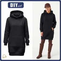 DIY Set - HOODIE (LUXA) / SCHWARZ