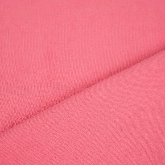 Looped knitwear with elastan - PINK LEMONADE (D-107) 