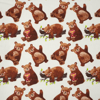 BEARS MIX (BEARS AND BUTTERFLIES) - single jersey with elastane