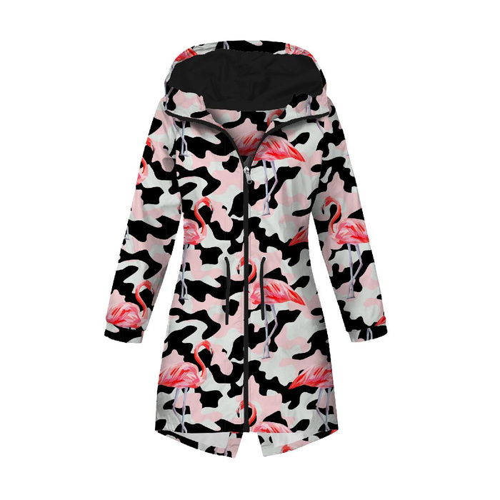 DAMENPARKA (ANNA) - CAMOUFLAGE FLAMINGOS - Softshell XL