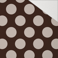POLKA DOTS WZ. 5 - Hydrofobní česaná teplákovina