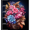 BOUQUET OF FLOWERS WZ.3 (46 cm x 50 cm) - thick pressed leatherette