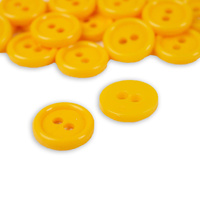 Runder Doppellochknopf 11,4 mm - MANGO MOJITO (YELLOW)