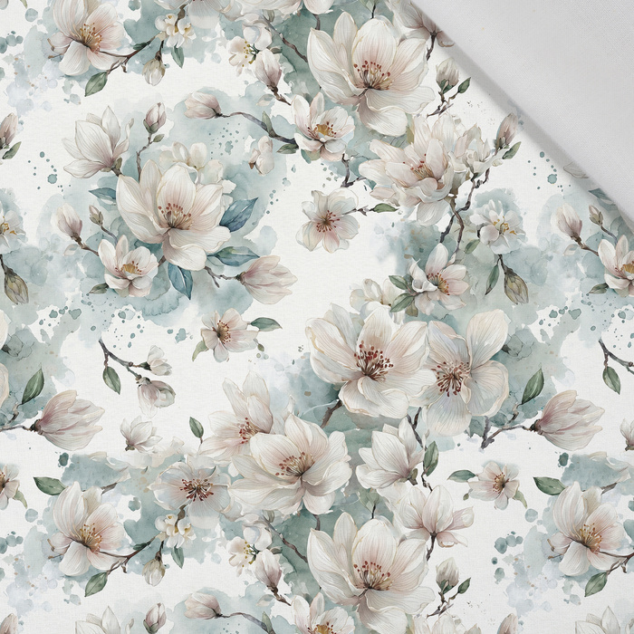 FLOWERS KOALA FAMILY - Baumwoll Webware