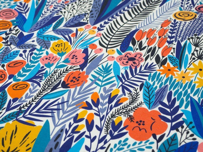 BUNTE WIESE - Viskose-Jersey WE210