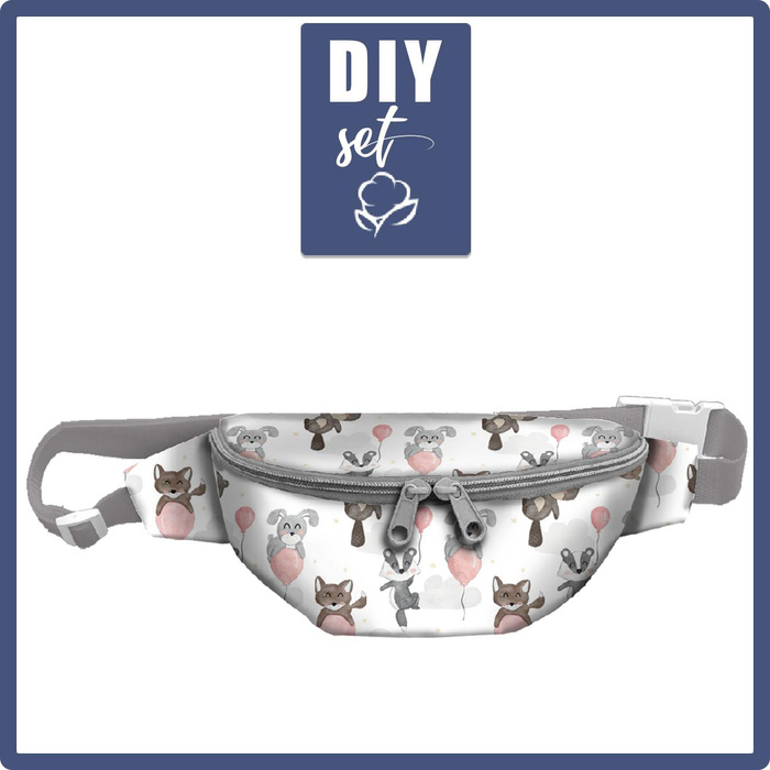 HIP BAG - ANIMALS IN CLOUDS pat. 1 - small