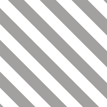 DIAGONALE STREIFEN / grau - Baumwoll Webware
