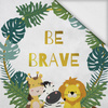 BE BRAVE (WILD & FREE) - panel - Velvet