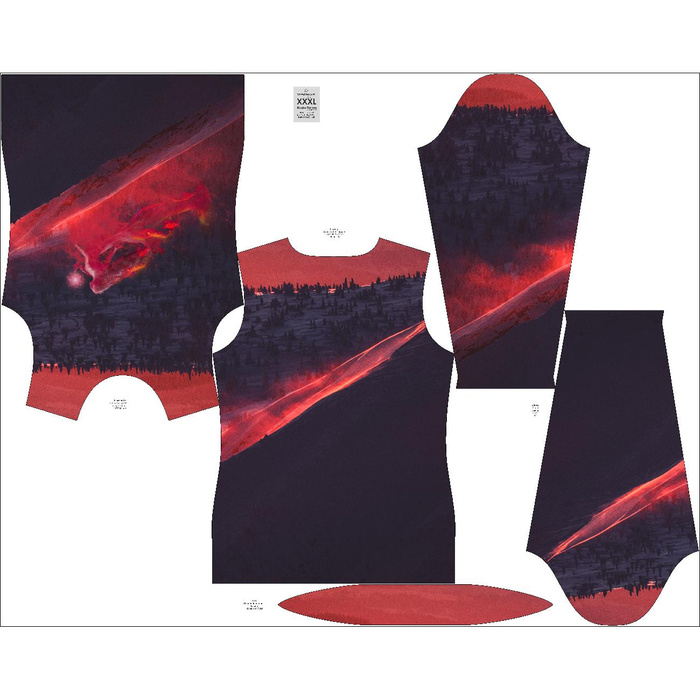 WOMEN'S THERMO BLOUSE (PATTY) - RUBINOWA PANNA BEAST - sewing set