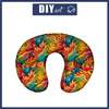 NECK PILLOW - COLORFUL LEAVES pat. 4 - sewing set