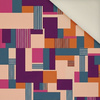 RETRO GEOMETRIC WZ. 1 - Upholstery velour
