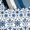 KVĚTY vz. 1 (classic blue) - tkanina voděodolná