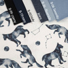 FOREST ANIMALS (GALACTIC ANIMALS) - single jersey with elastane 