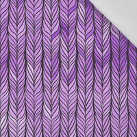 BRAID / purple - Cotton woven fabric