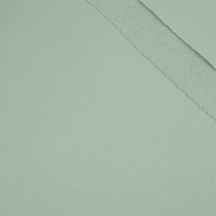 Teplákovina s hrubou smyčkou - CELADON GREEN (P-04)