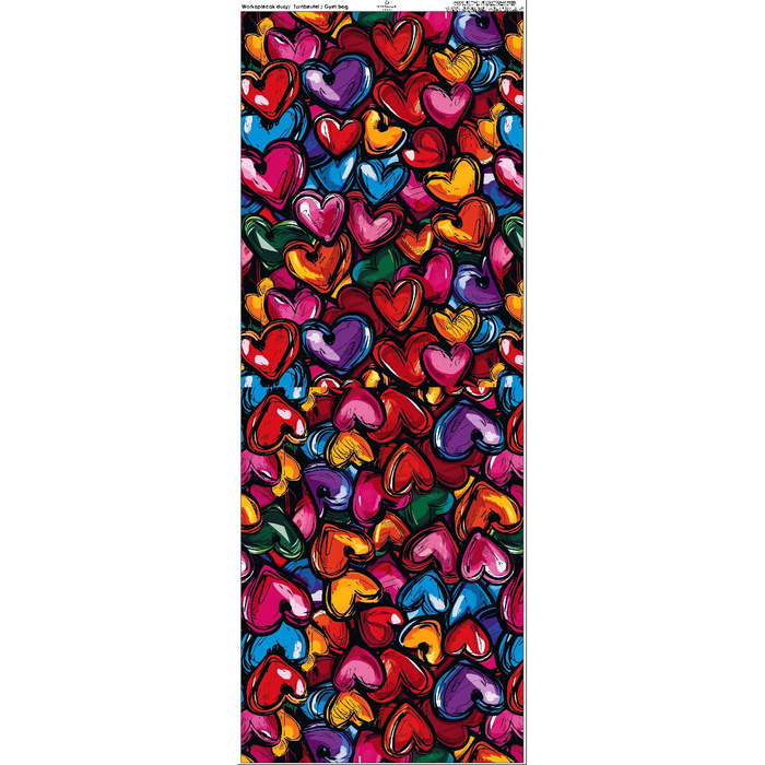 GYM BAG - HOLOGRAPHIC RAINBOW Pat. 2 - sewing set