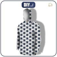 MEN’S HOODIE (COLORADO) - TARGET (adventure) / grey - sewing set