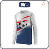 THERMO KINDER BLUSE (BILLIE) - FUßBALL Ms. 1 - Nähset 152
