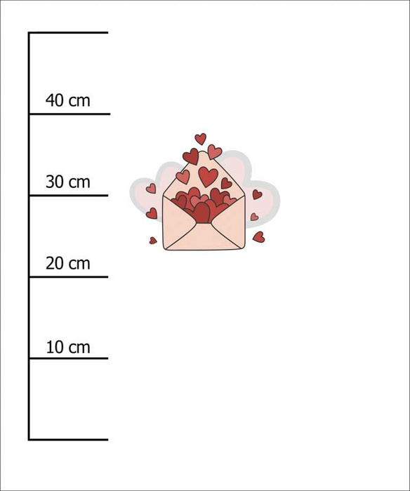 VALENTINE'S LETTER (HAPPY VALENTINE’S DAY) - panel 50cm x 60cm