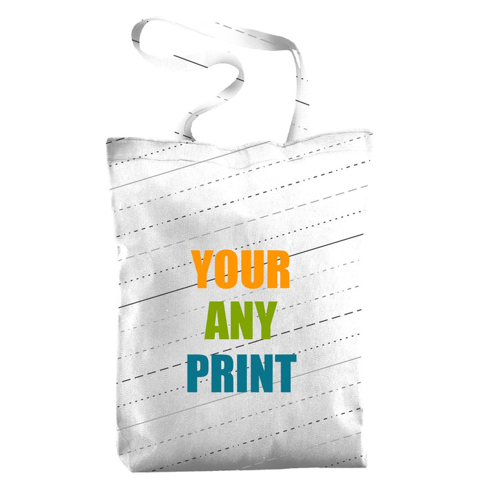SHOPPER BAG - WITH CUSTOM PRINT - Panama 220g - sewing set