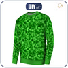BASIC HERREN SWEATSHIRT (OREGON) - PIXEL ms. 2 / grün - Nähset L