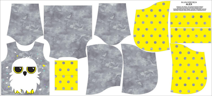 KINDER HOODIE (ALEX) - EULE CHRISTINA - Sommersweat (122/128)