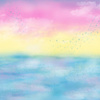 REGENBOGEN-OZEAN Ms. 1 - Baumwoll Webware