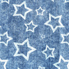 WHITE STARS (CONTOUR) / vinage look jeans dark blue - Waterproof woven fabric